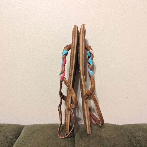 Reef Mayan Sunlight Leather Sandals - Picture 9 of 9